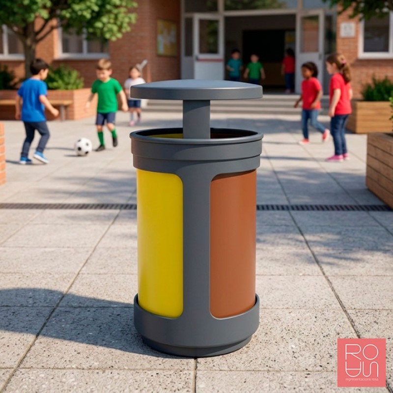 Paperera Reciclatge Exterior 486 | Fins a 4 Residus